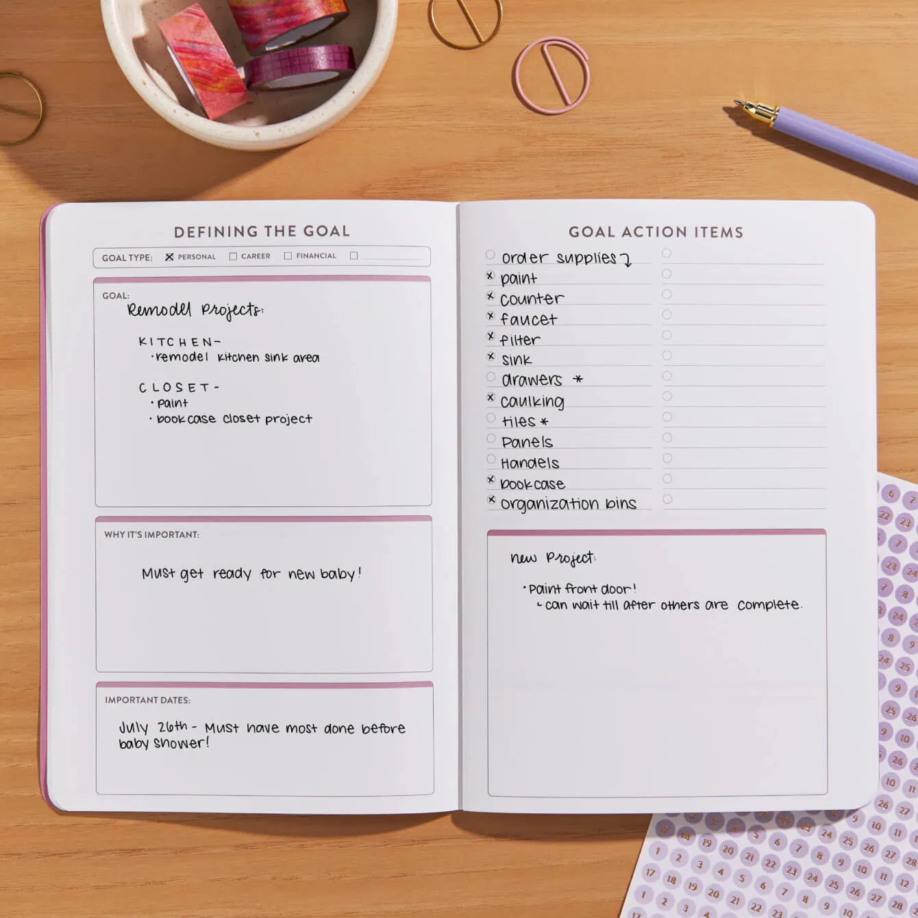 Year in Preview PetitePlanner