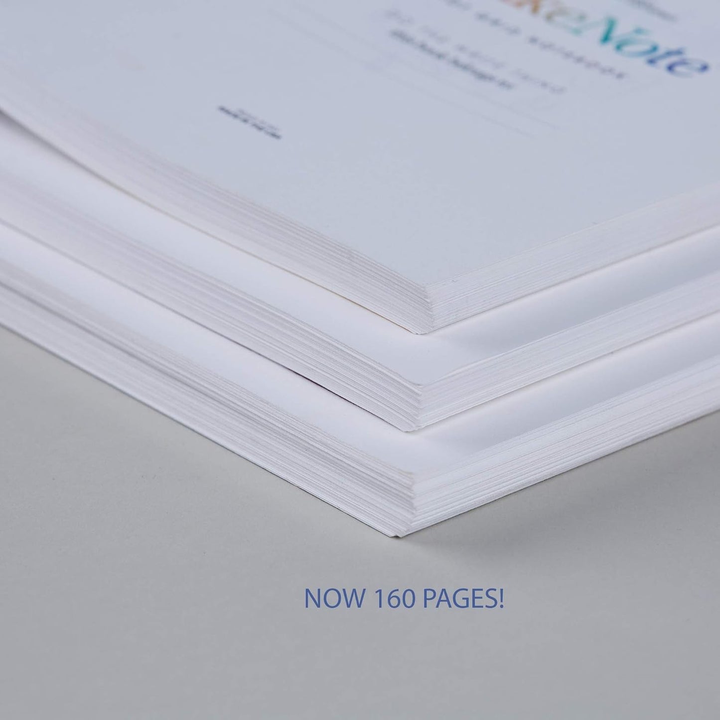 7x9 Colorful Layers Coiled Notebook - productivity layout, platinum coil