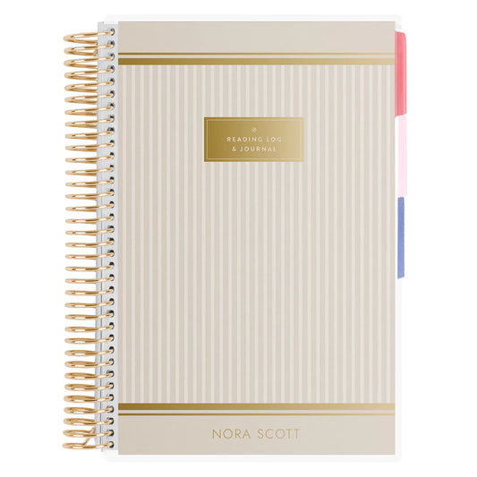 A5 Book Lovers Reading Log and Journal