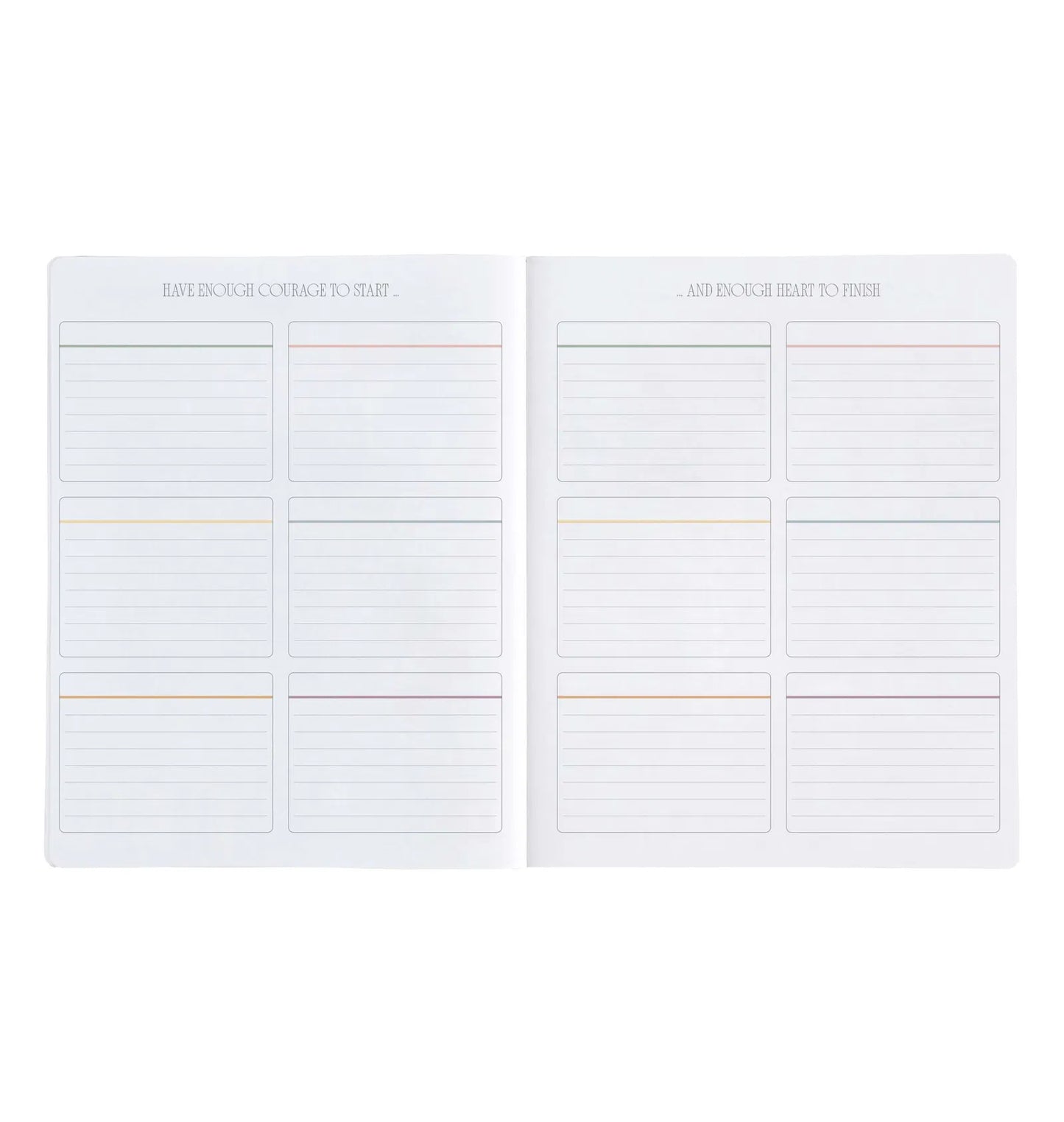 Two white sheets of paper with printed text and lines on a white background