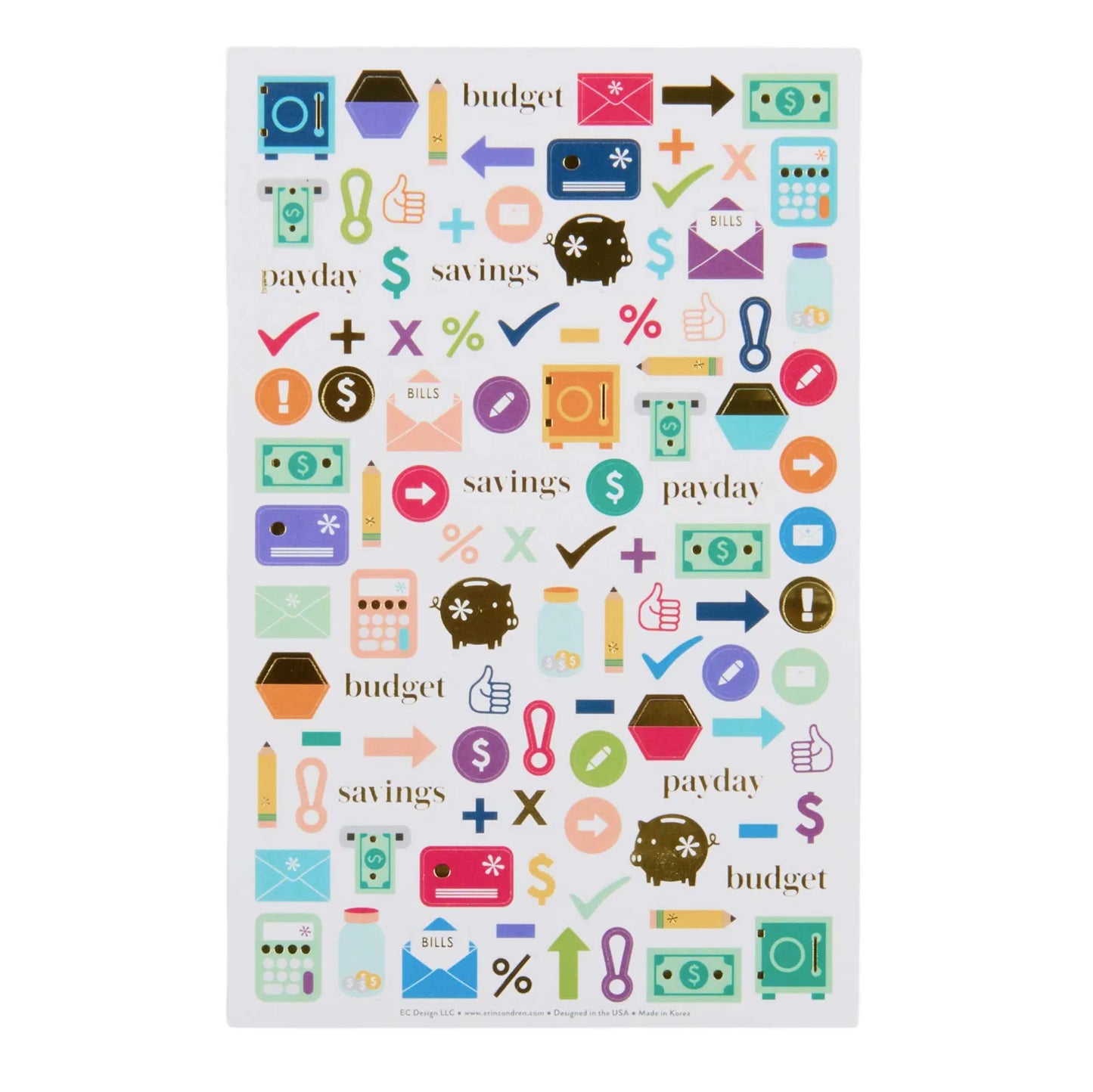 Budget Book Petite Planner - Minimal Hexagon