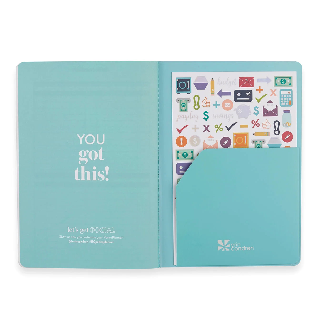 Abstract Circles PetitePlanner Budget Book