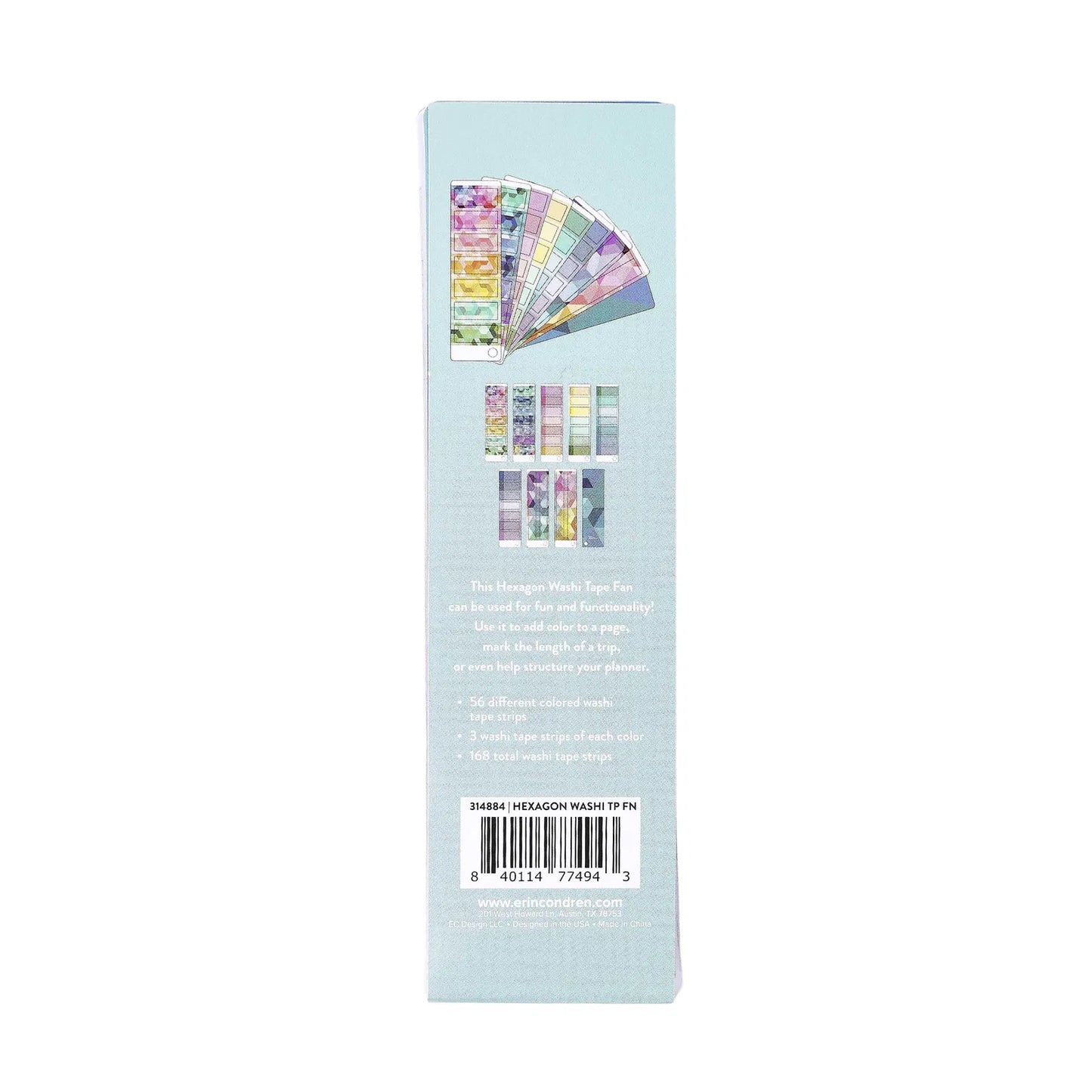 Washi Tape Fan - Hexagon