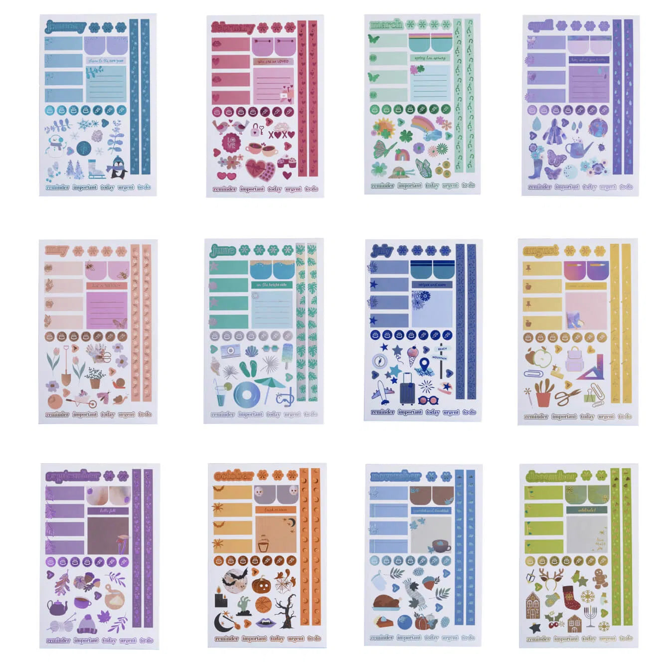 Monthly Sticker Book - Edition 10