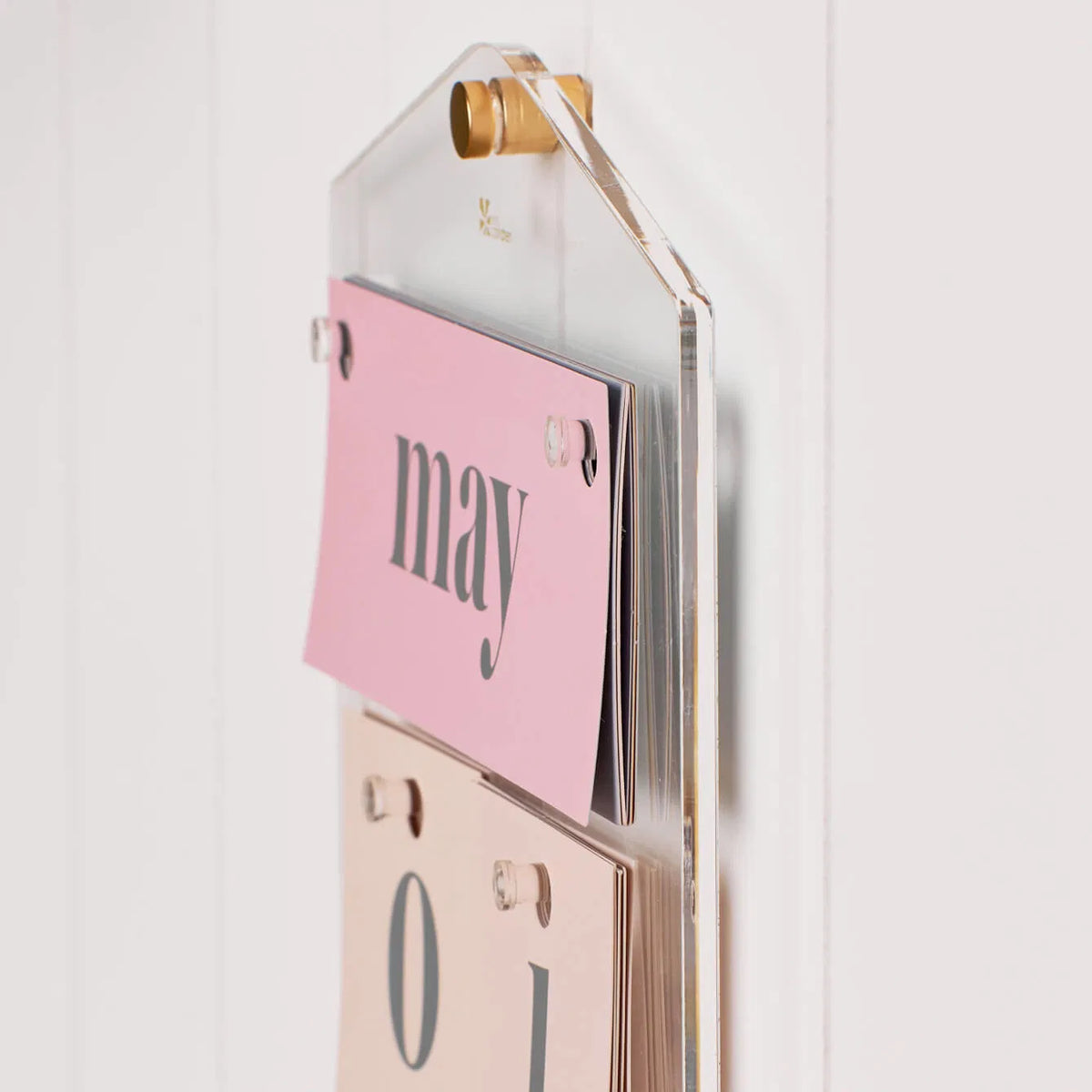 Acrylic Perpetual Wall Calendar