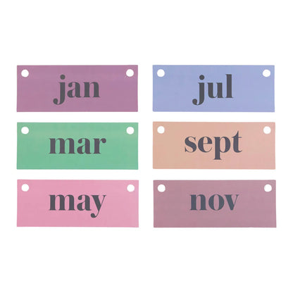 Acrylic Perpetual Wall Calendar