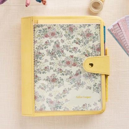 7x9 Clear Planner Folio - Butter