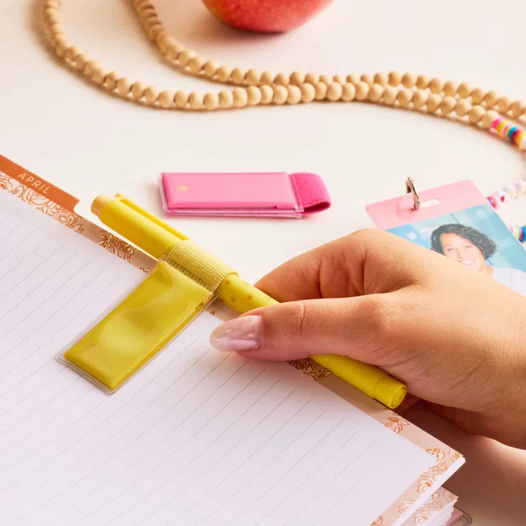 Large Magnetic Clip and Pen Holder 2-pack - Brights