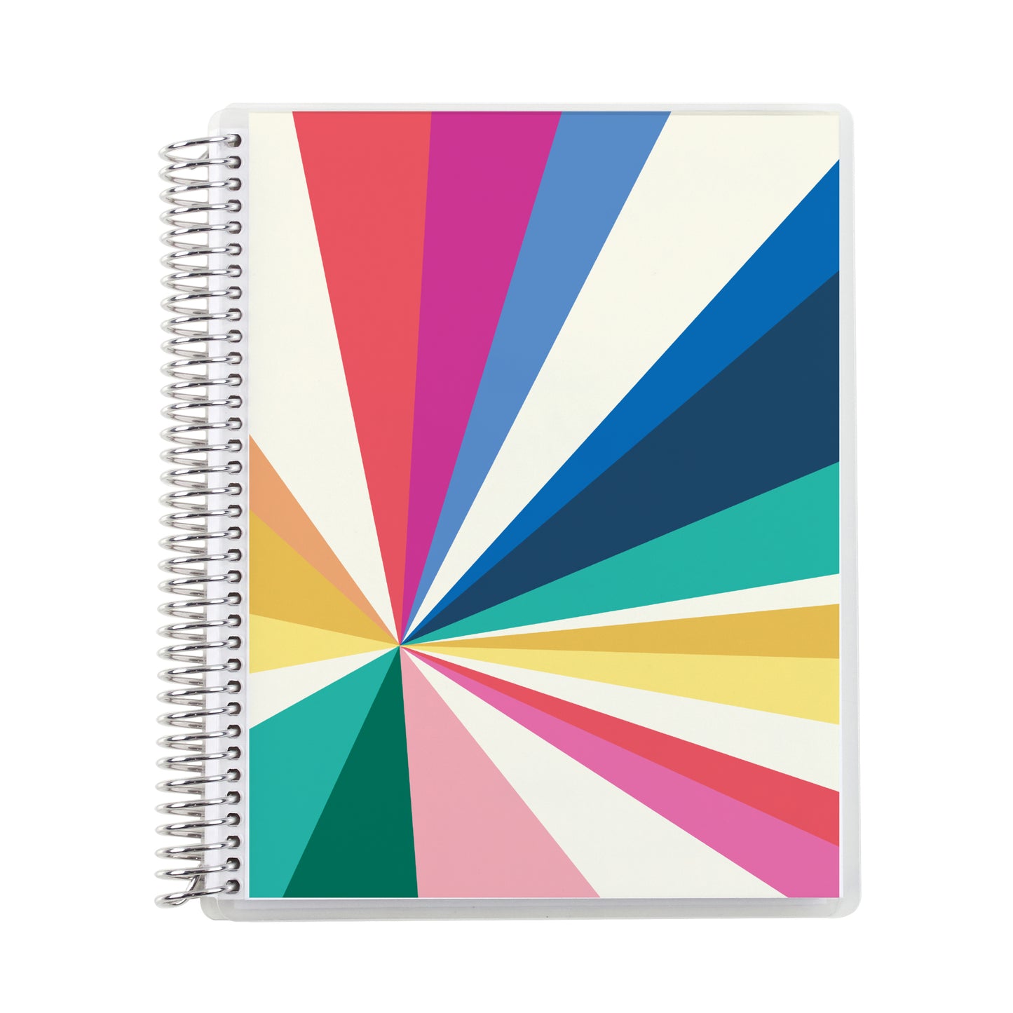 7x9 Legacy Coiled Notebook - lined, non-metallic cover, platinum coil