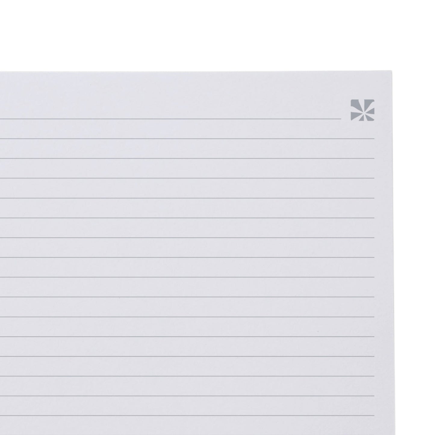 7x9 Toile Coiled Notebook - lined, non-metallic cover, platinum coil