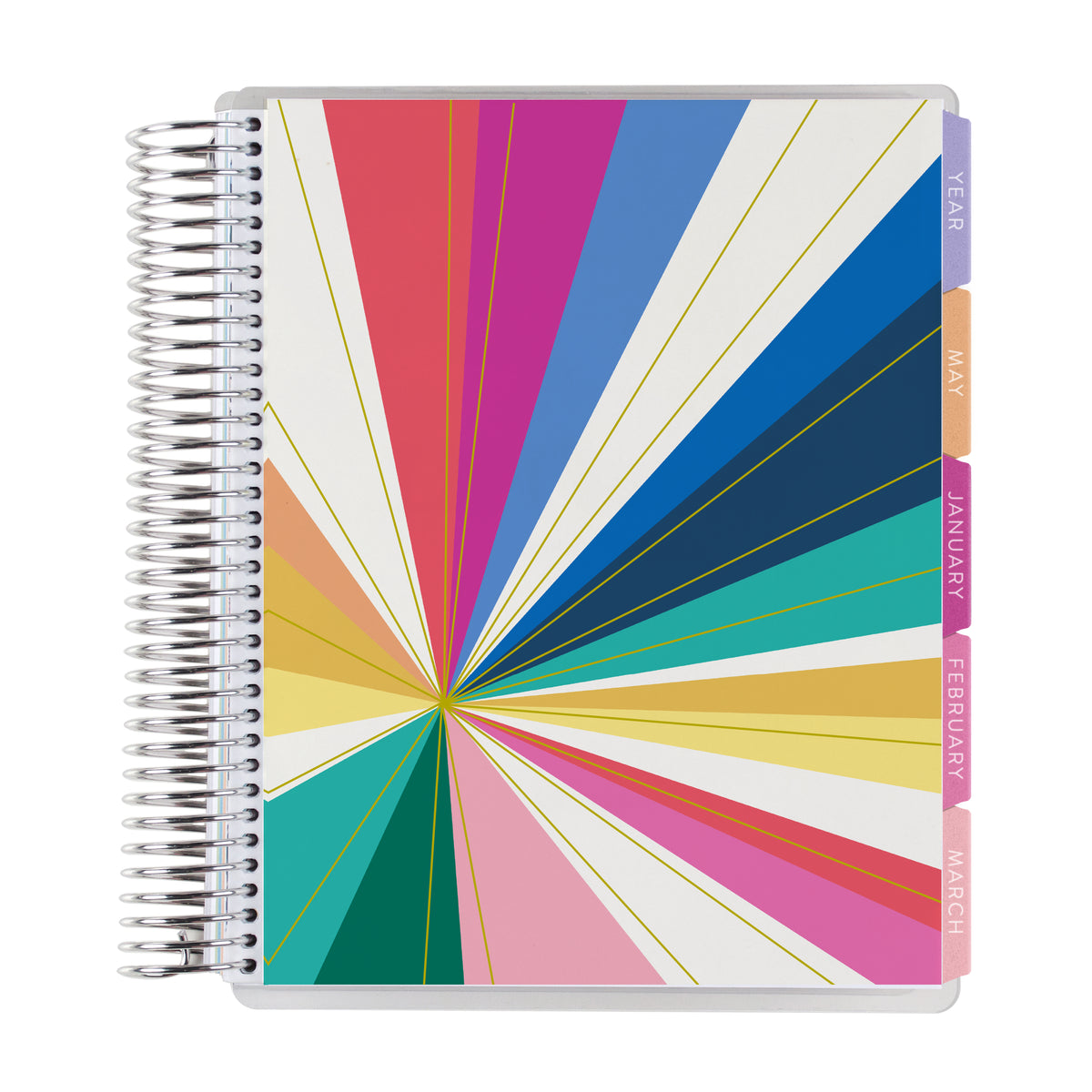 8.5x11 Coiled Monthly Planner - Legacy cover, platinum coil