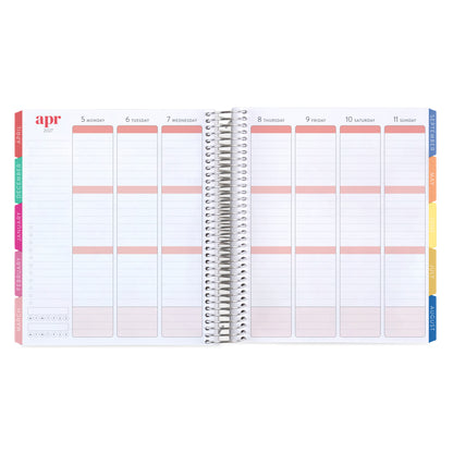 Legacy LifePlanner (July 2026 - June 2027) - Legacy interior, vertical layout, non-metallic, platinum coil