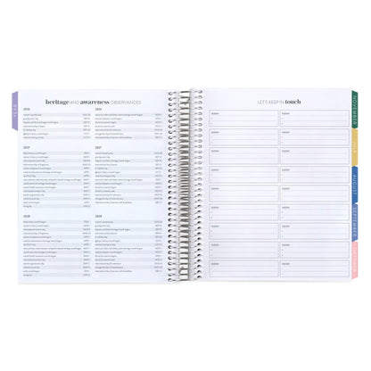 Legacy LifePlanner (July 2026 - June 2027) - Legacy interior, vertical layout, non-metallic, platinum coil