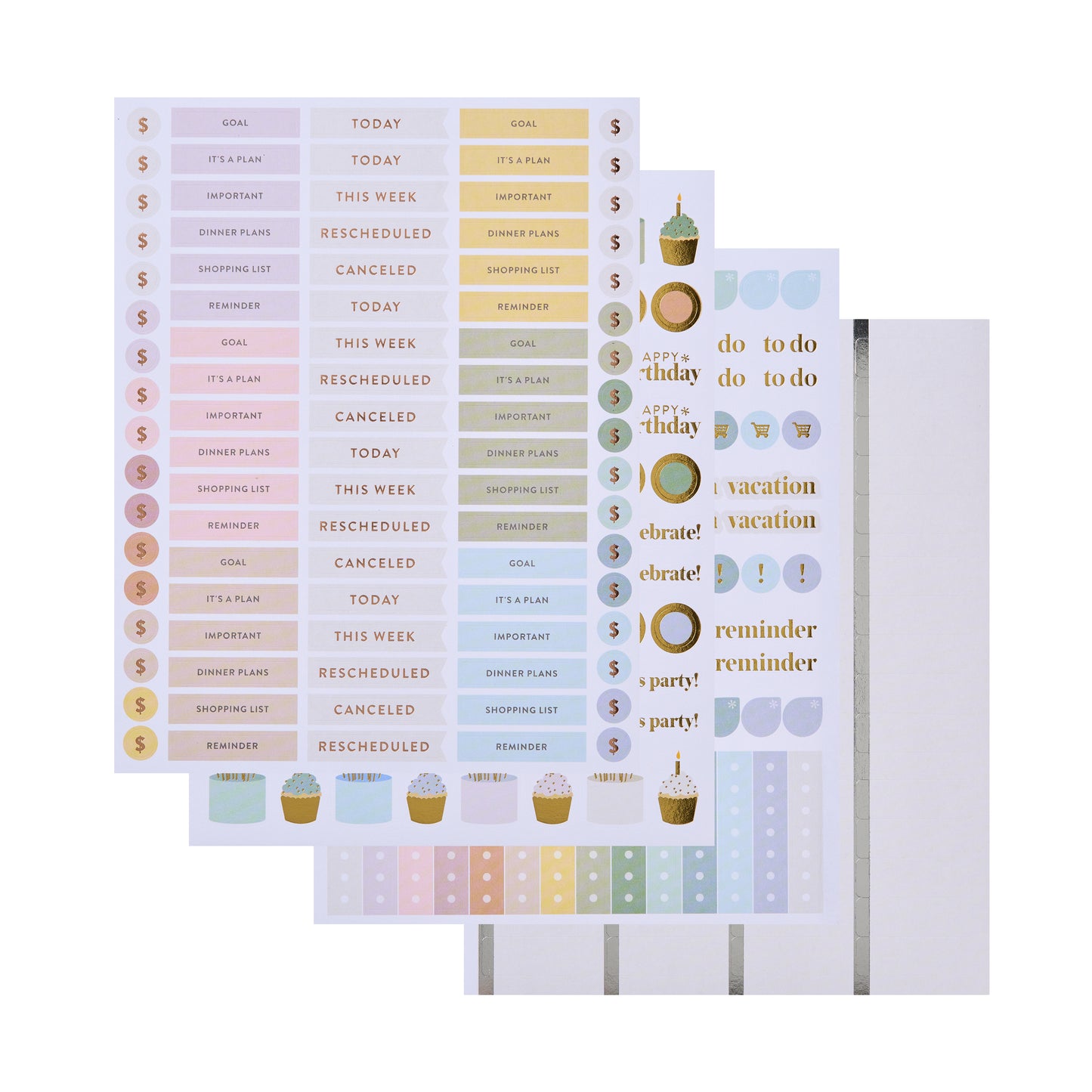 Toile Wallpaper Sand LifePlanner (July 2026 - June 2027) - Toile interior, vertical layout, non-metallic, platinum coil