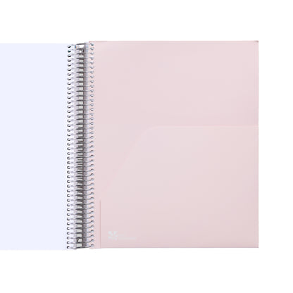 8.5x11 Prismatic Pencils (colorful) Teacher Lesson Planner (August 2026 - July 2027) - Legacy interior, teacher lesson planner horizontal layout, non-metallic, platinum coil