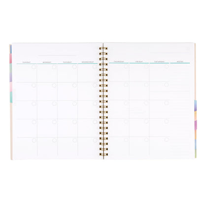 Large Undated Planner - Daisies cover, Inspired by Erin Condren