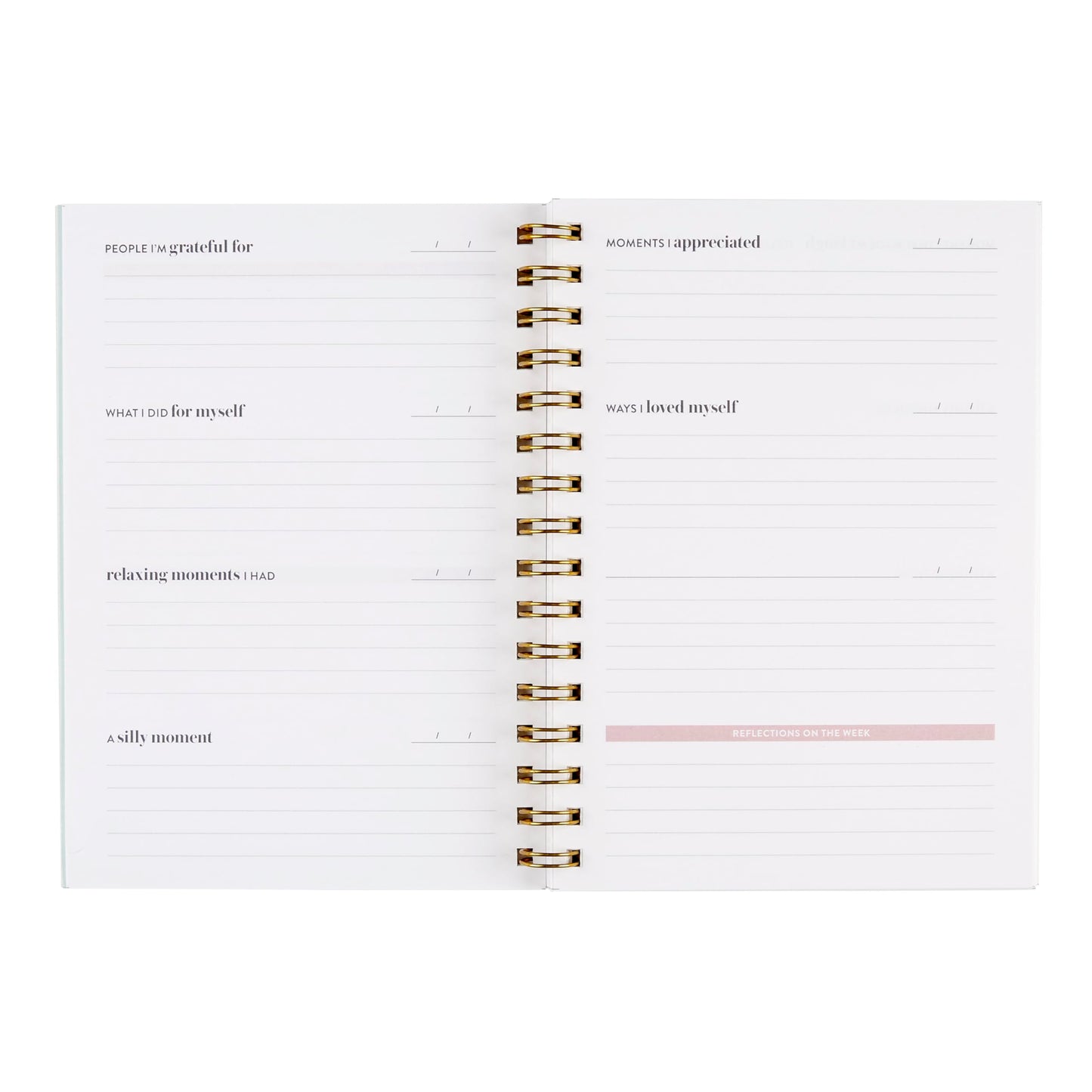A5 Gratitude Journal, Inspired by Erin Condren