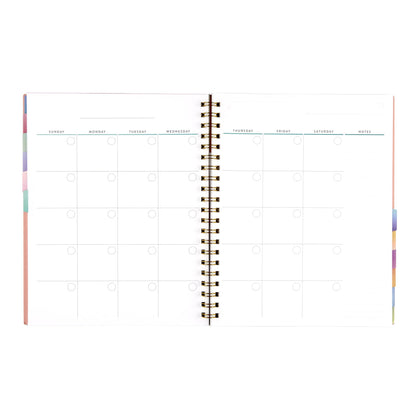 Large Undated Planner - Neutral Colorblends cover, Inspired by Erin Condren