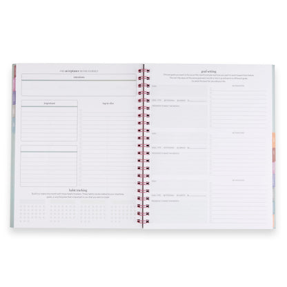 Large Monthly Planner - Pastel Colorblends cover, Inspired by Erin Condren