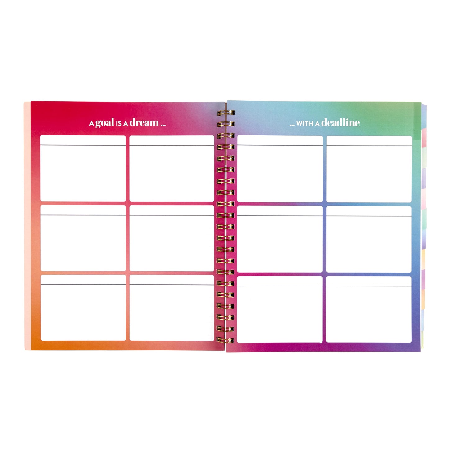 Large Undated Planner - Neutral Colorblends cover, Inspired by Erin Condren