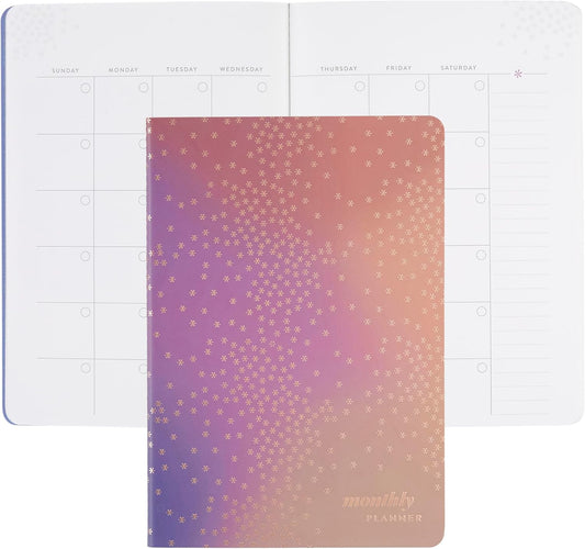 Undated Monthly Petite Planner - Canvas/Asterisk