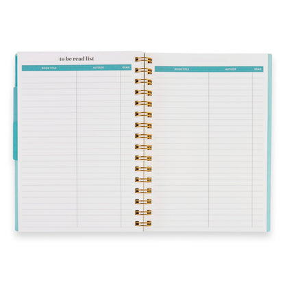 A5 Reading Log - In a Daze cover, Inspired by Erin Condren