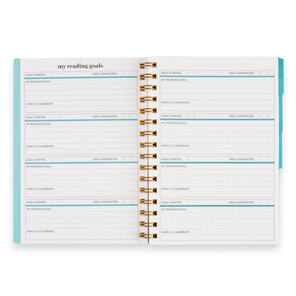 A5 Reading Log - In a Daze cover, Inspired by Erin Condren