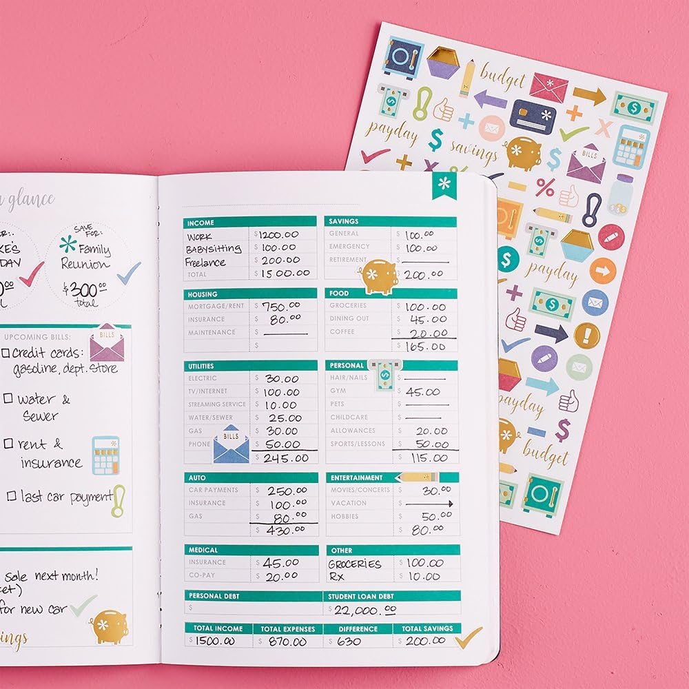 Budget Book Petite Planner - Edition 1, Starry Sky