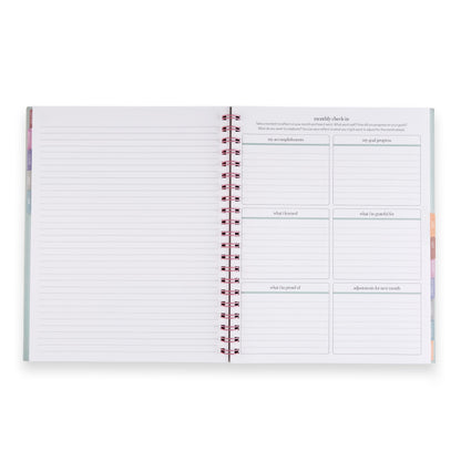 Large Monthly Planner - Pastel Colorblends cover, Inspired by Erin Condren