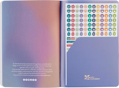 Undated Monthly Petite Planner - Canvas/Asterisk