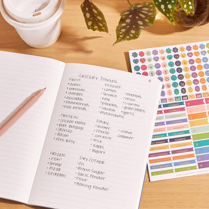 Undated Monthly Petite Planner - Canvas/Asterisk