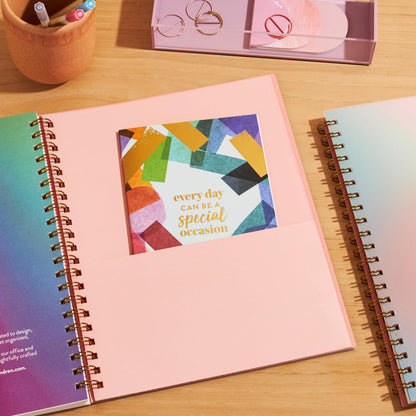 Large Undated Planner - Neutral Colorblends cover, Inspired by Erin Condren