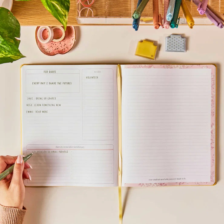 8x10 Softbound Teacher Lesson Planner - Butter (July 2026 - June 2027)