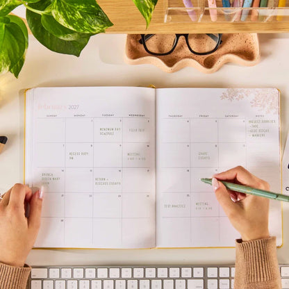 8x10 Softbound Teacher Lesson Planner - Butter (July 2026 - June 2027)