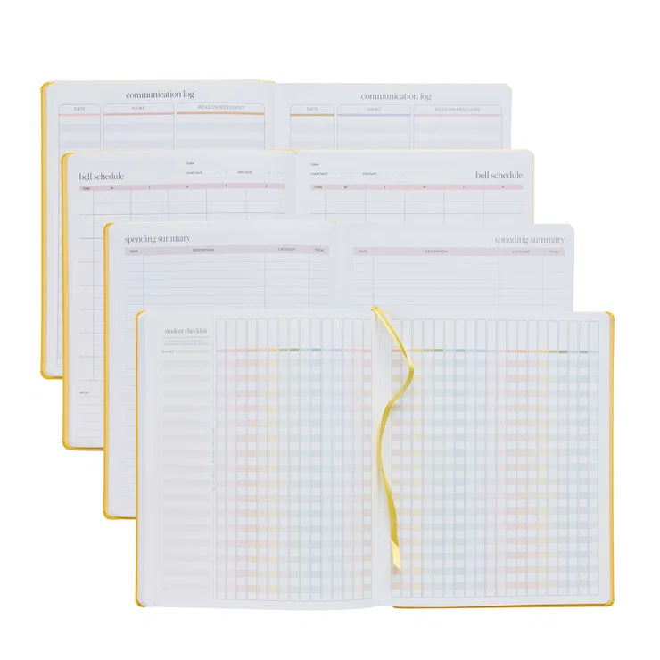 8x10 Softbound Teacher Lesson Planner - Butter (July 2026 - June 2027)