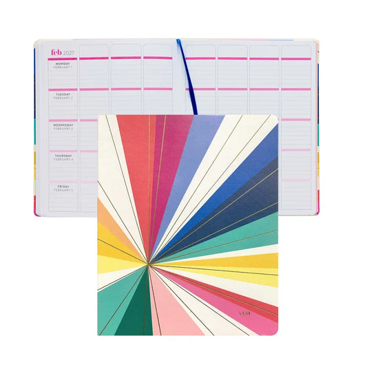 8x10 Softbound Teacher Lesson Planner - Colorful Legacy (July 2026 - June 2027)