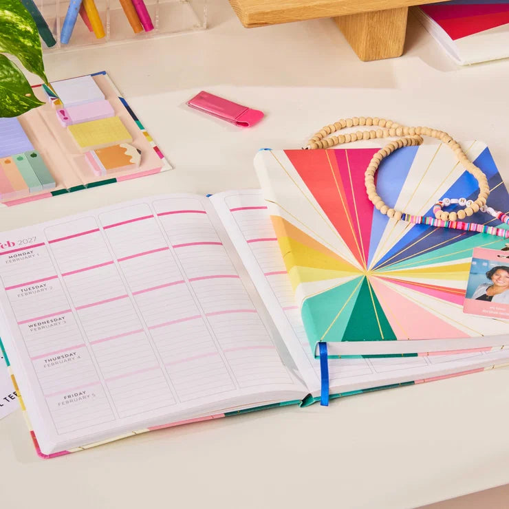 8x10 Softbound Teacher Lesson Planner - Colorful Legacy (July 2026 - June 2027)