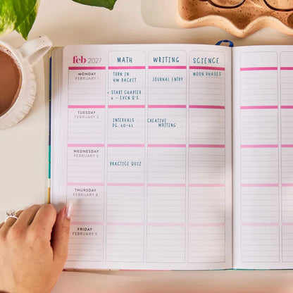 8x10 Softbound Teacher Lesson Planner - Colorful Legacy (July 2026 - June 2027)