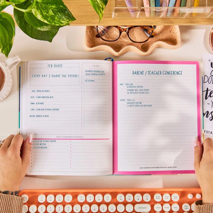 8x10 Softbound Teacher Lesson Planner - Colorful Legacy (July 2026 - June 2027)