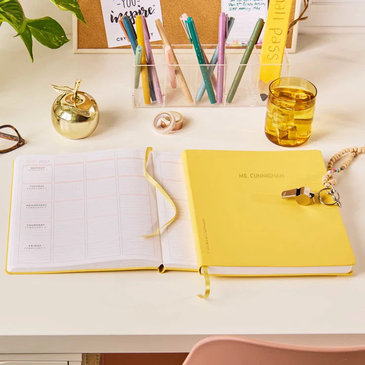 8x10 Softbound Teacher Lesson Planner - Butter (July 2026 - June 2027)