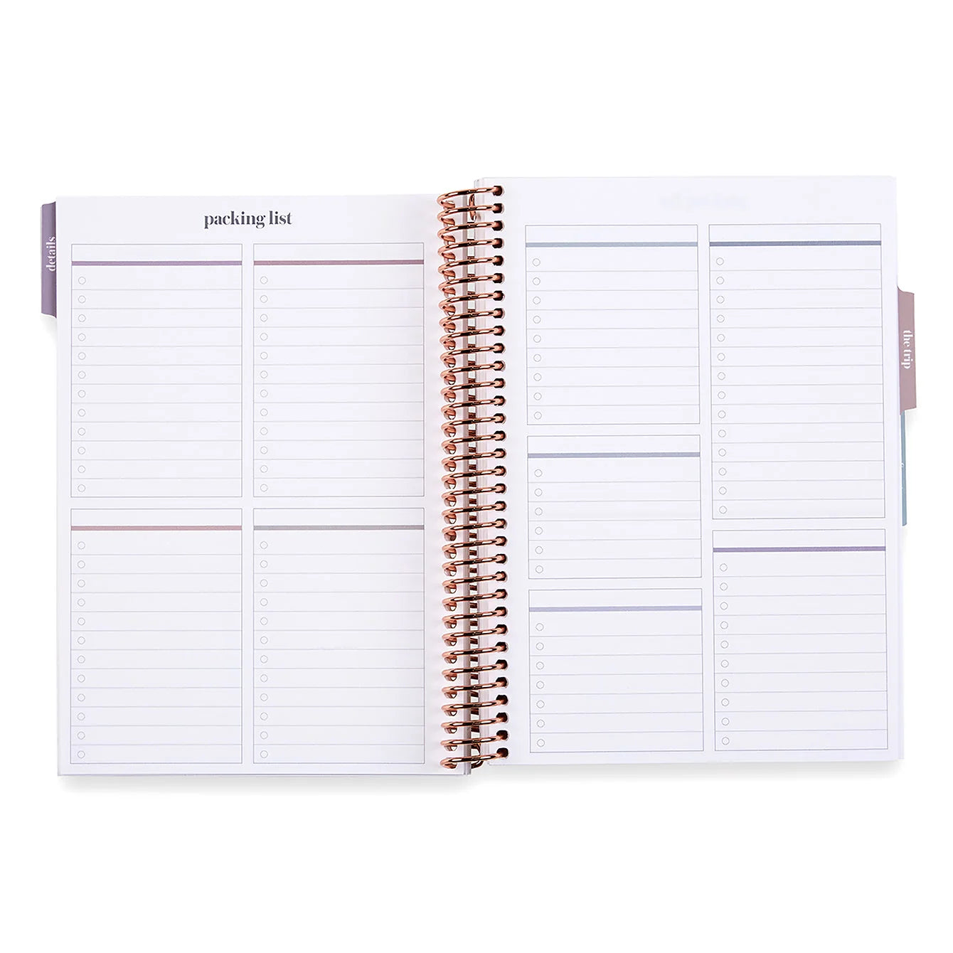 A5 Travel Journal Vacation Planner - Collage