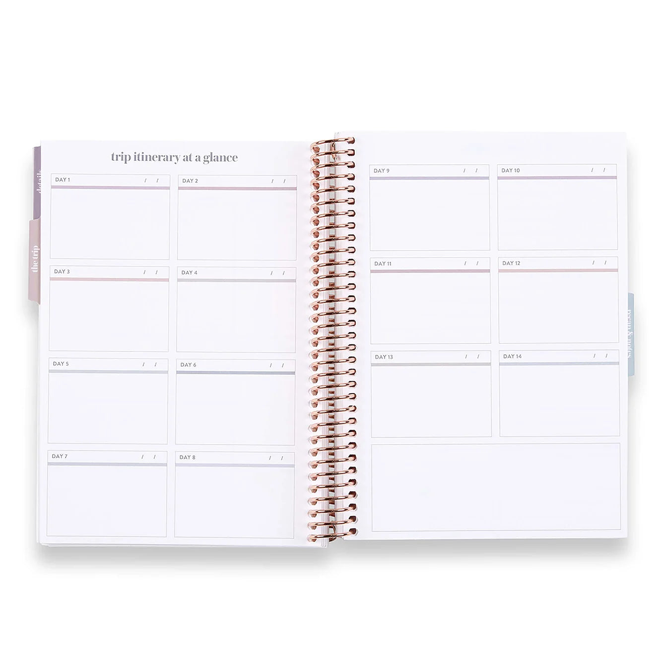 A5 Travel Journal Vacation Planner - Collage