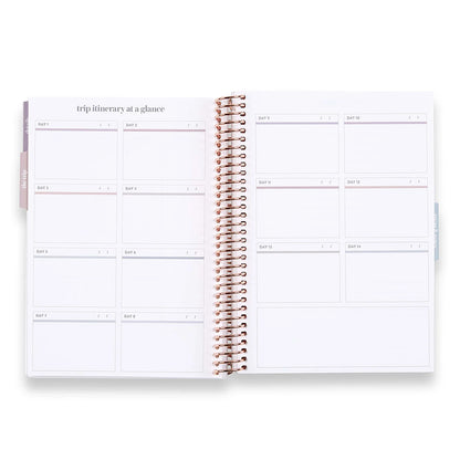A5 Travel Journal Vacation Planner - Collage