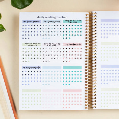 A5 Book Lovers Reading Log and Journal