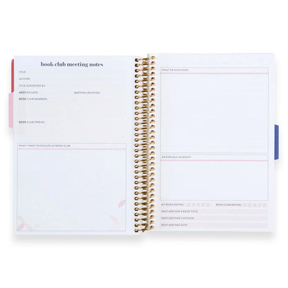 A5 Book Lovers Reading Log and Journal