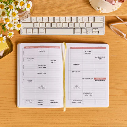 A5 Softbound Academic Planner - Butter (August 2026 - July 2027)