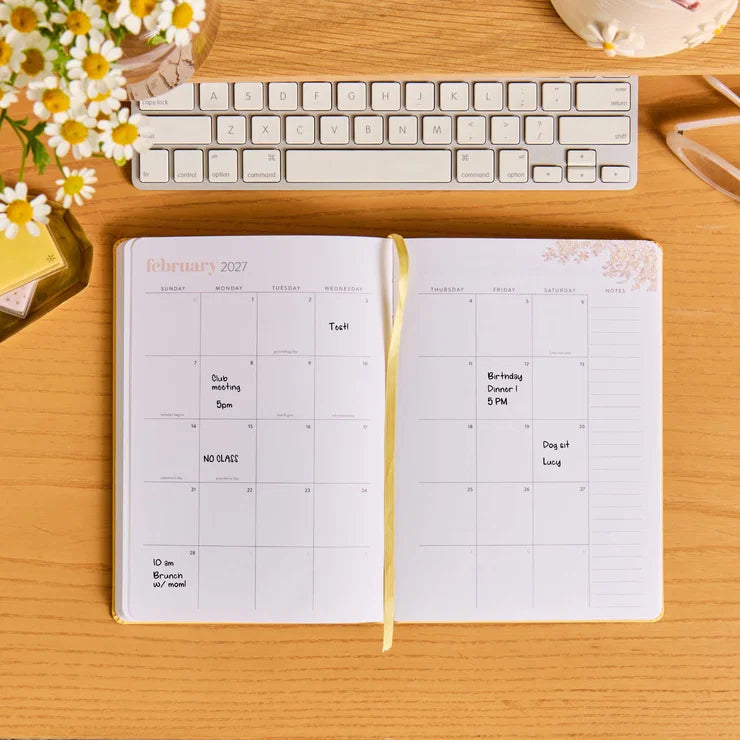 A5 Softbound Academic Planner - Butter (August 2026 - July 2027)