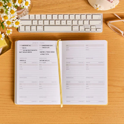 A5 Softbound Academic Planner - Butter (August 2026 - July 2027)