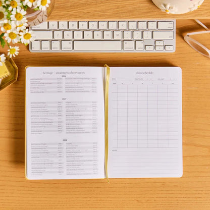 A5 Softbound Academic Planner - Butter (August 2026 - July 2027)