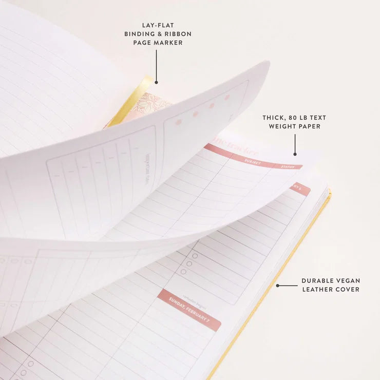 A5 Softbound Academic Planner - Butter (August 2026 - July 2027)